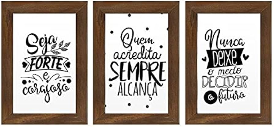 Quadros com Frases Inspiradoras e Caligrafia Moderna: Motivação Diária - inspiração