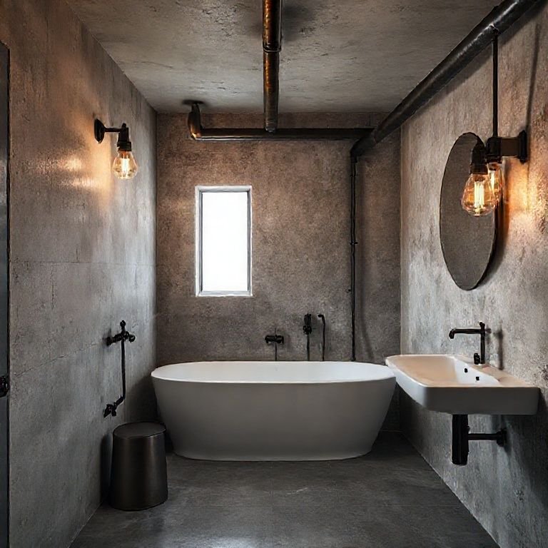 Com Tijolinhos Aparente: Estilo Industrial Charmoso - detalhe