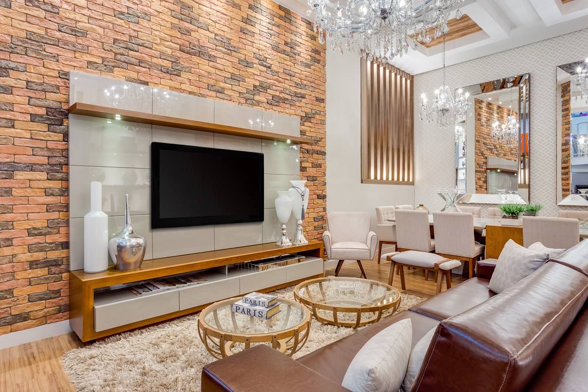 Muro de Tijolinho à Vista com Luminárias Vintage: Estilo Industrial - ideia