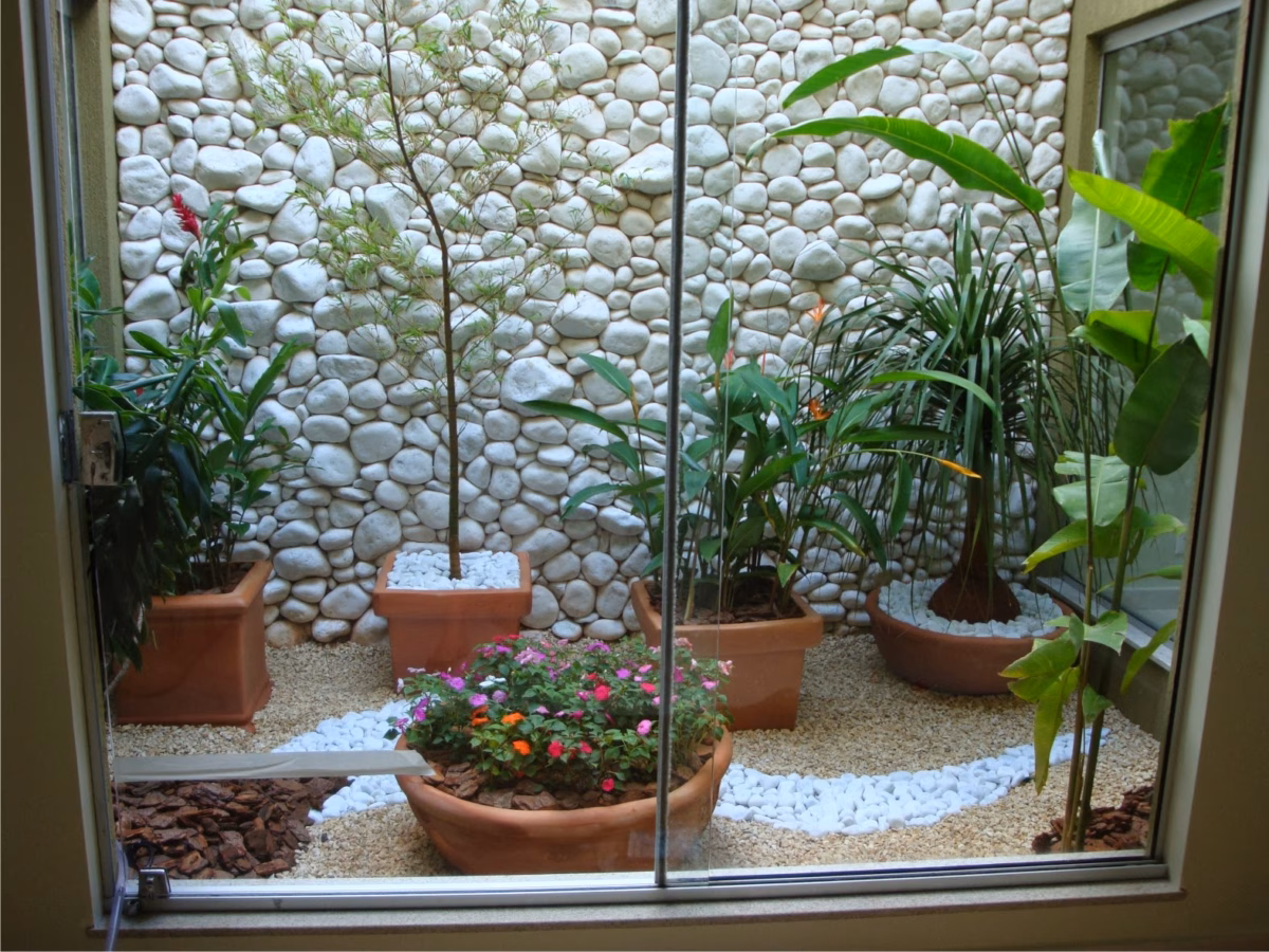 Flores de Inverno em Jardins Verticais Modulares: Otimização de Espaço com Estilo - detalhe