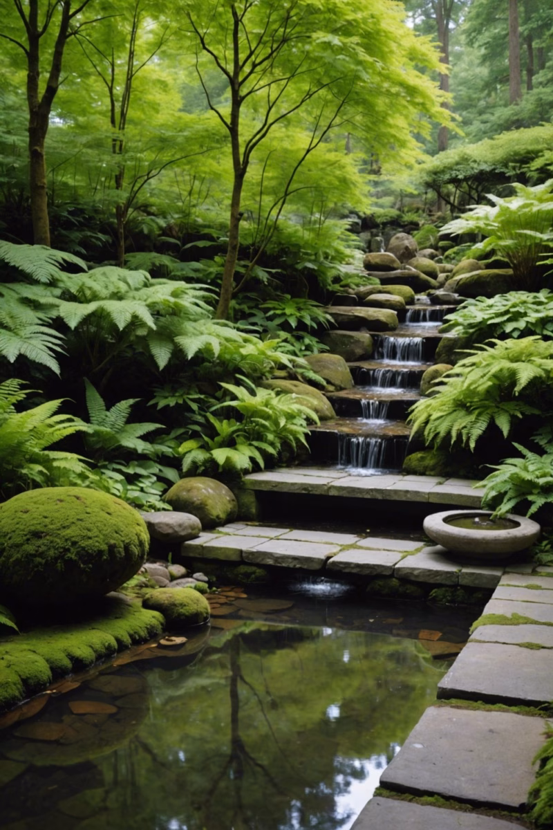 Delimitando Espaços com Bambu: Um Jardim Zen e Relaxante - ideia