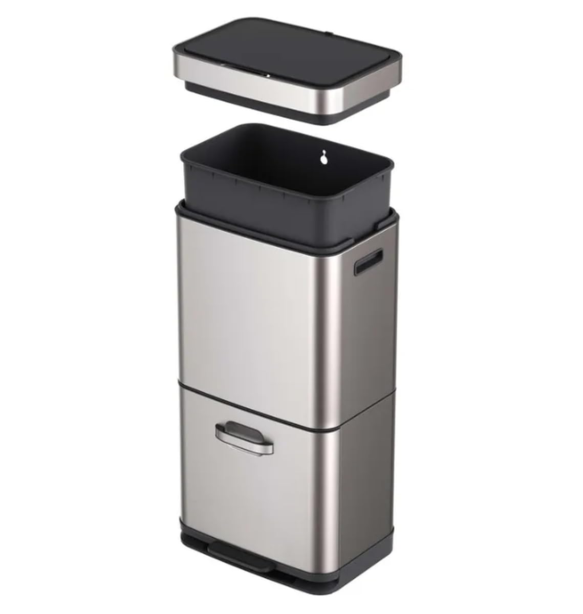 Lixeira Dupla para Coleta Seletiva: Consciência Ambiental - ideia