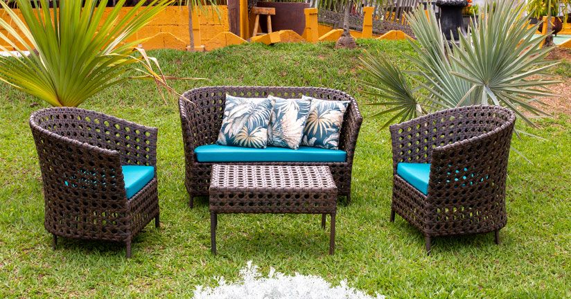 Móveis de Fibra Sintética: Conforto e Durabilidade à Beira da Piscina - inspiração