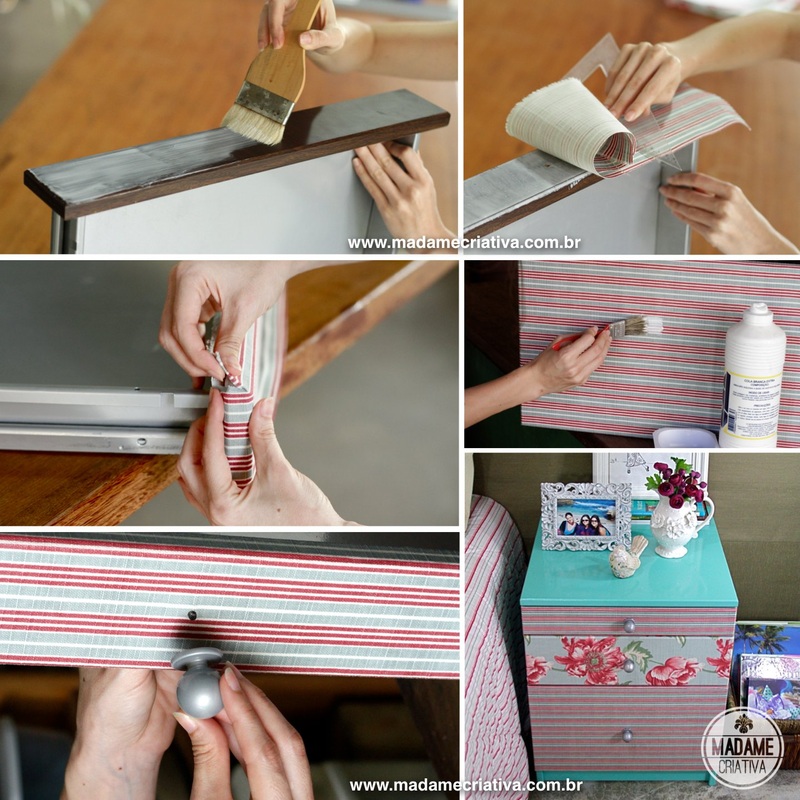 Móveis Repaginados com Tecido: Renove Cadeiras e Bancos com Estampas Incríveis! - inspiração