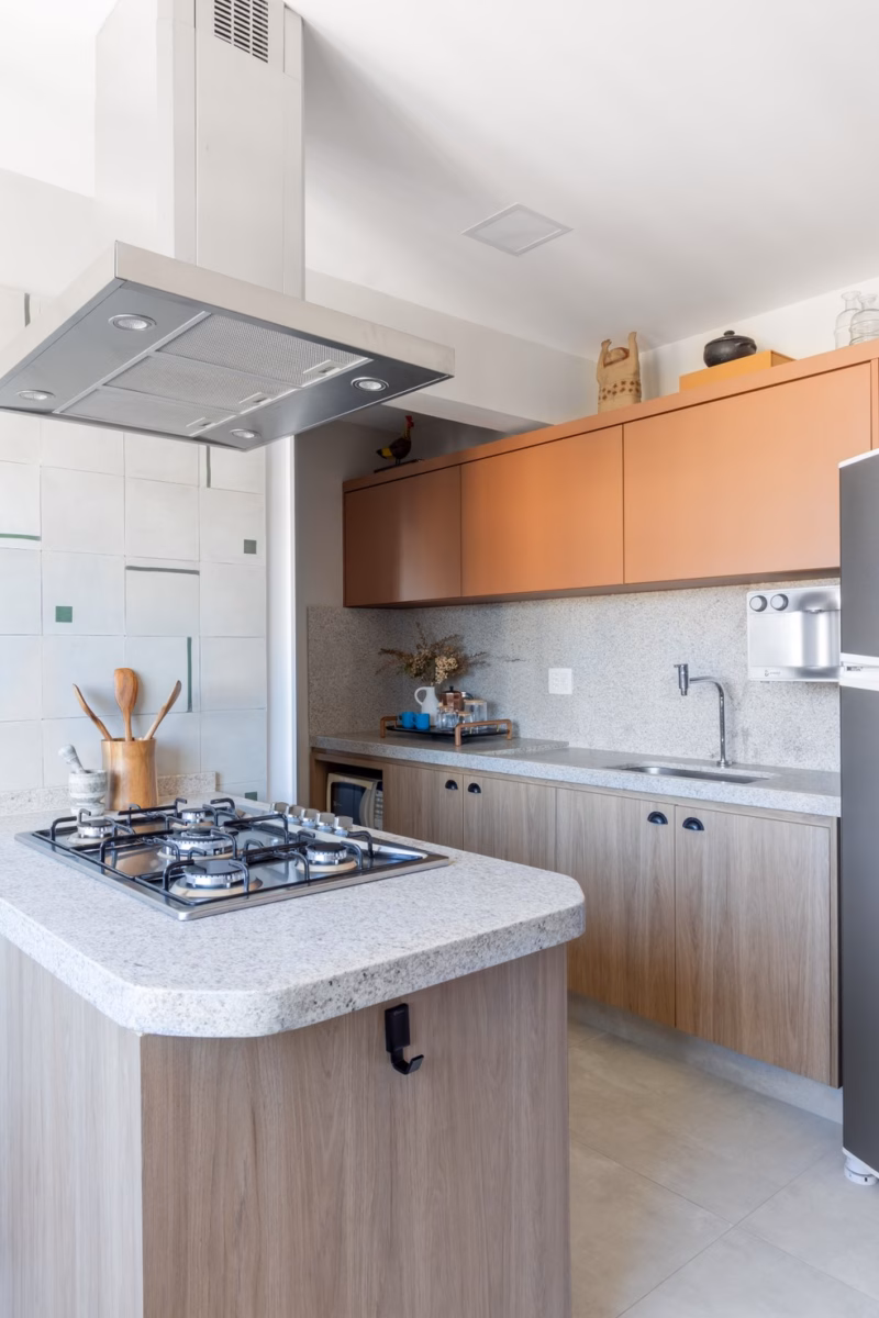 Cozinha Maximilista: Cores Vibrantes, Padrões e Texturas - ideia