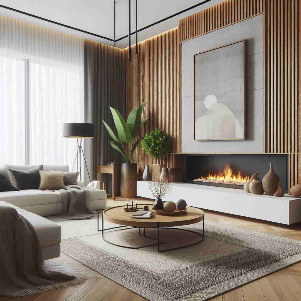 Boho Chic: Lareira com Mantas e Almofadas Coloridas - detalhe