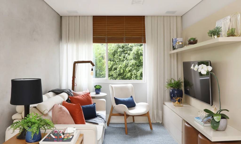 Refúgio Urbano com Poltronas Confortáveis e Revisteiro - detalhe