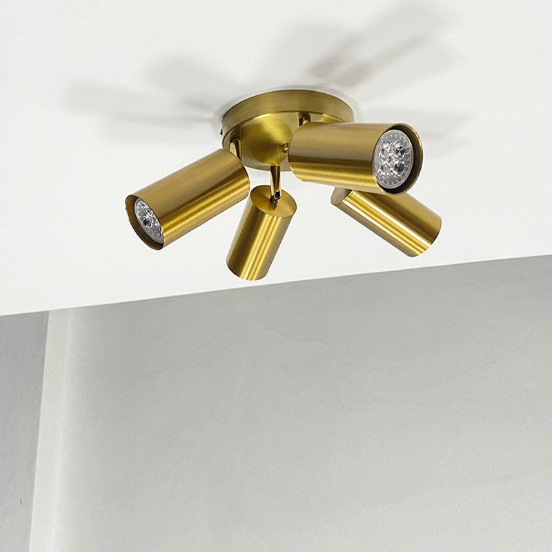 Spots com Acabamento em Cobre ou Dourado: Luxo e Sofisticação para Ambientes Clássicos - ideia