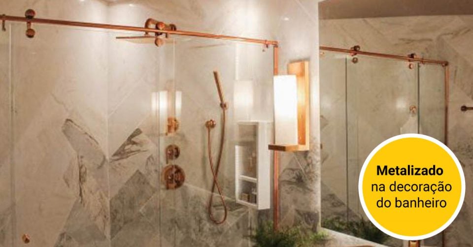 Acessórios de Banheiro com Detalhes em Cobre: Elegância e Modernidade - detalhe