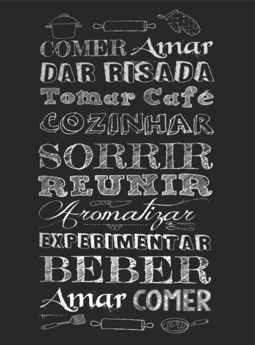 Adesivo Lousa: Cozinha Divertida e Interativa - ideia