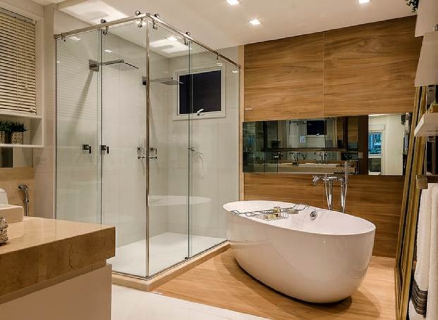 Com Banheira Ilha: Um Oásis de Relaxamento - detalhe