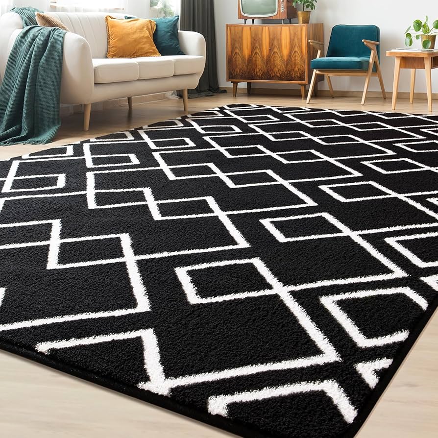 Tapetes Geométricos para um Toque Moderno - detalhe