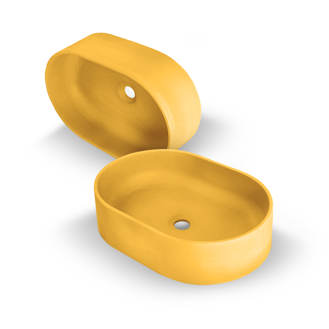 Luxo Acessível: Cuba com Pigmentos Dourados e Acabamento Brilhante - ideia