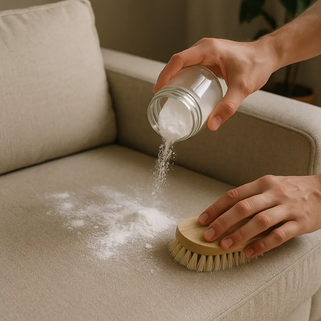 Algodão Revitalizado: Diga Adeus às Manchas com Bicarbonato e Vinagre! - detalhe
