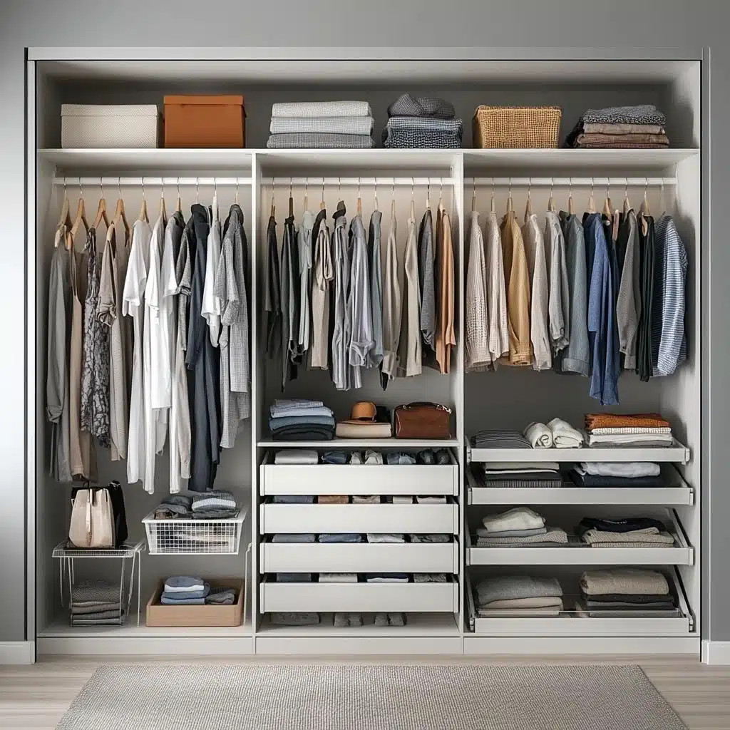 Organizadores Suspensos: Otimização Vertical Inteligente - inspiração