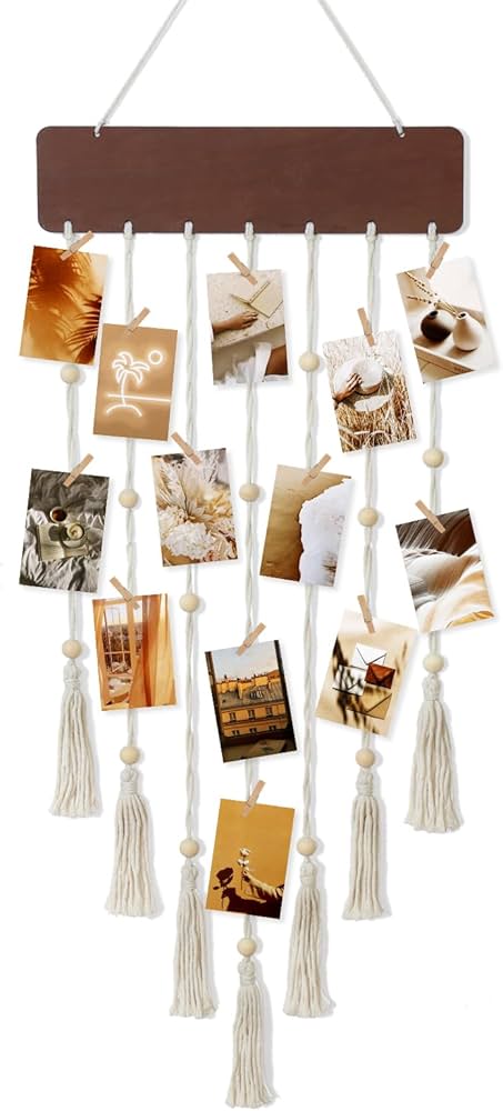 Quadros com Suporte de Macramê: Um Toque Boho e Aconchegante - detalhe