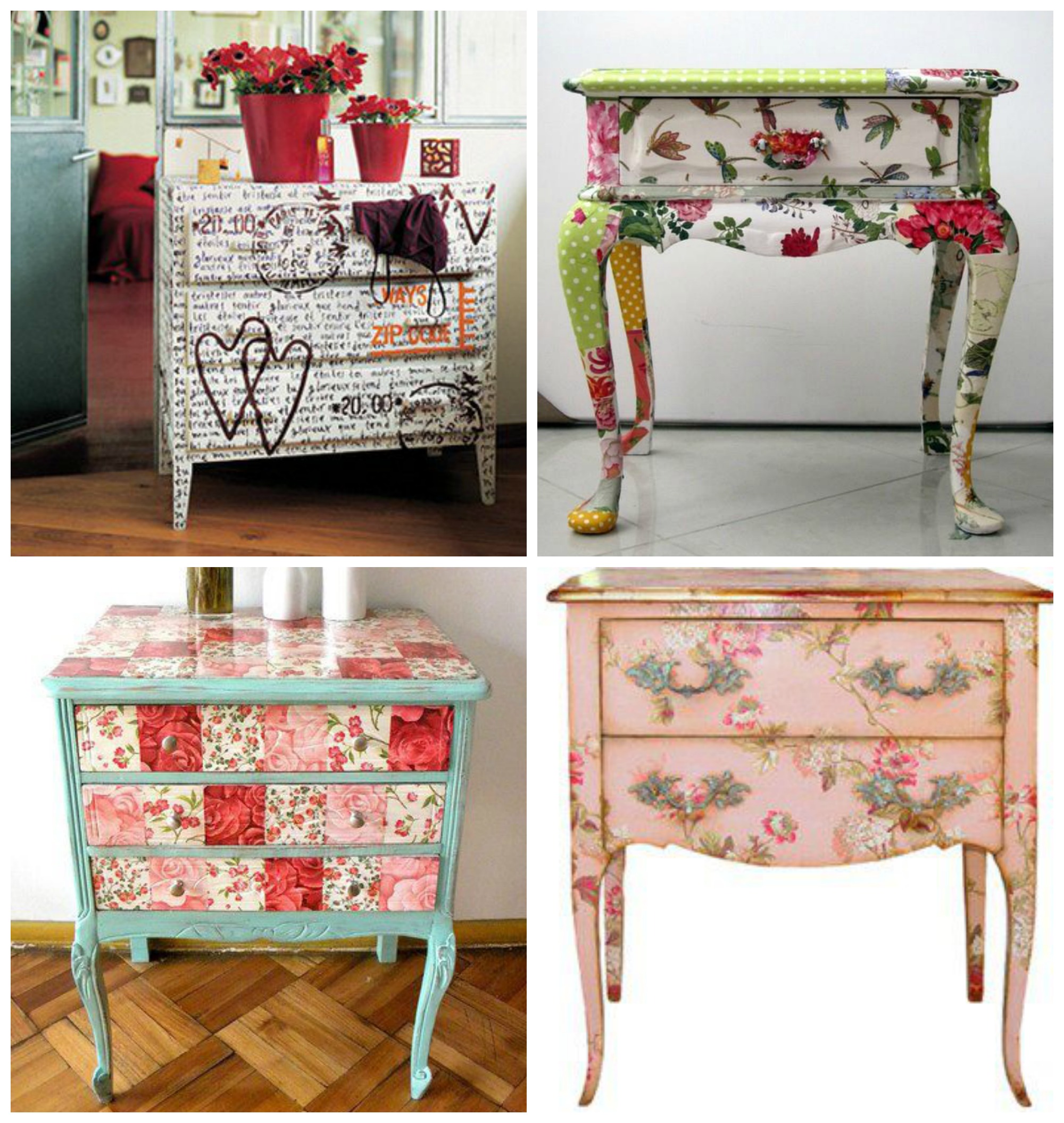 Vintage Moderno: Decoupage com Fotos e Recortes Nostálgicos - detalhe