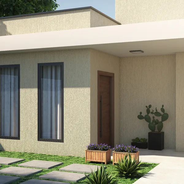 Textura Rústica: Cores e Relevo para um Toque Aconchegante - detalhe