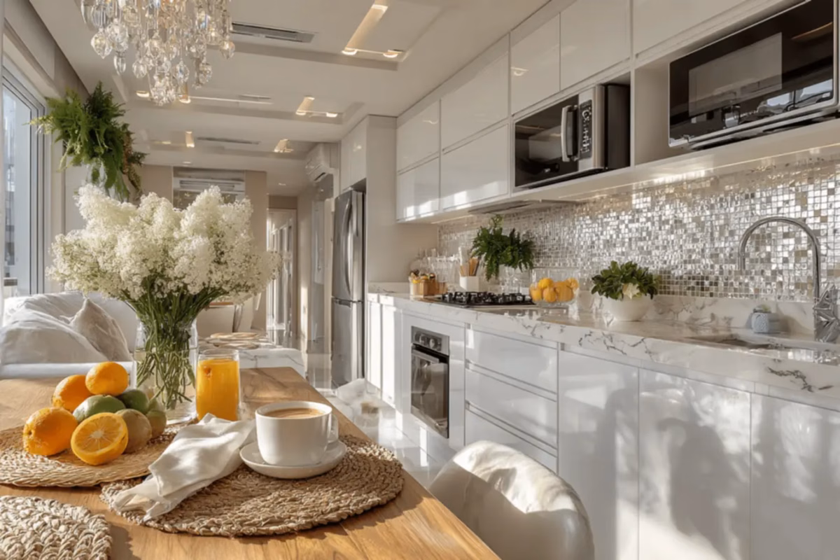 Com Azulejos que Ampliam o Espaço - detalhe