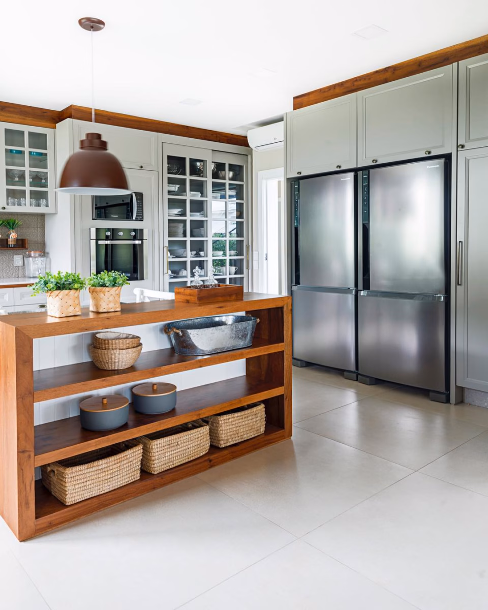 Rústico Chic: Cozinha Provençal com Madeira de Demolição - ideia