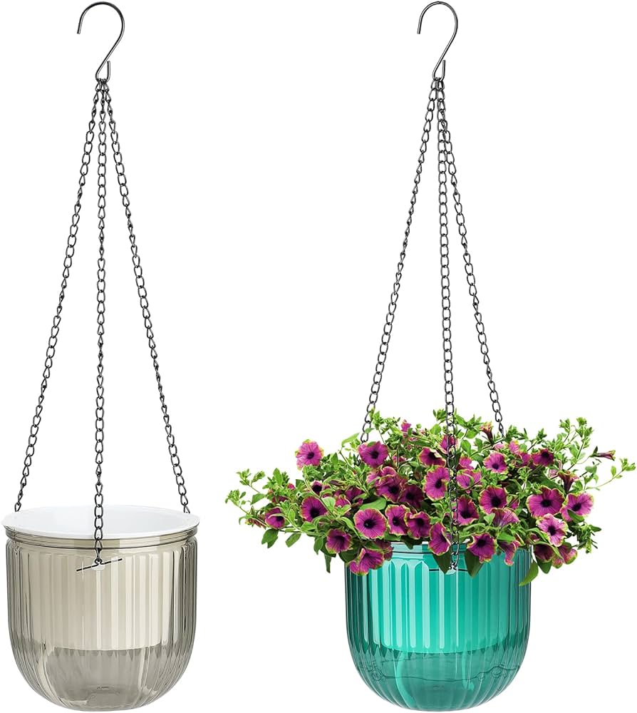 Vasos Suspensos: Um Toque Aéreo e Delicado - ideia