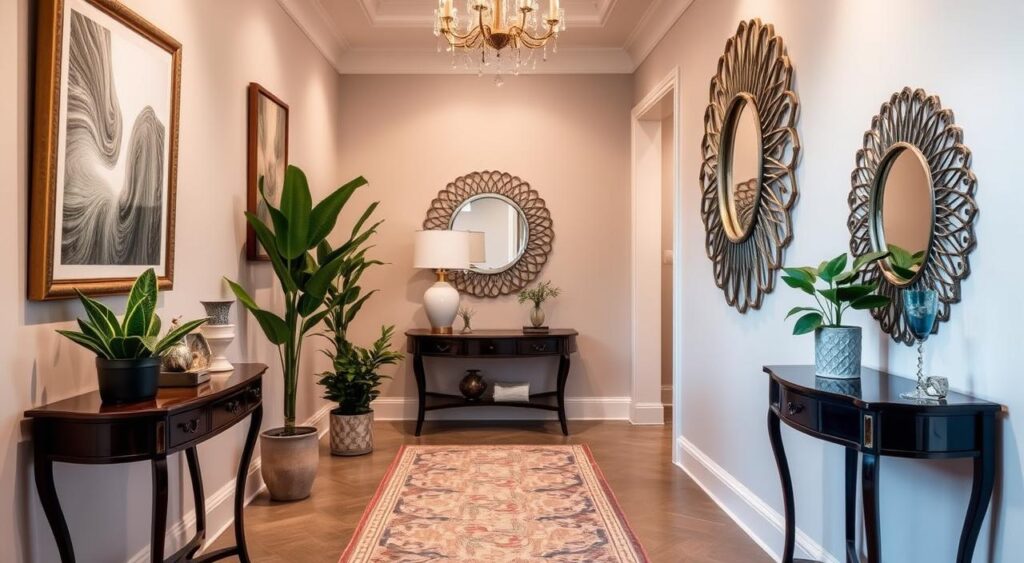 Corredor Aconchegante com Texturas de Tecido - detalhe