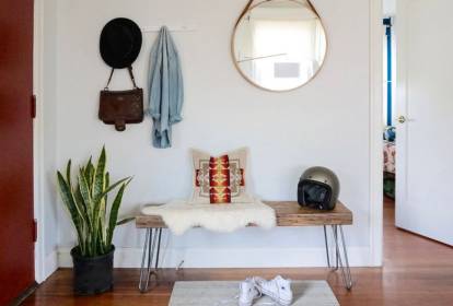 Hall de Entrada com Espelho Grande: Amplitude e Elegância Instantânea - detalhe