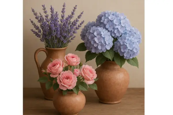 Delicadeza Provençal: Renda, Flores e Tons Pastel para um Toque Romântico - detalhe