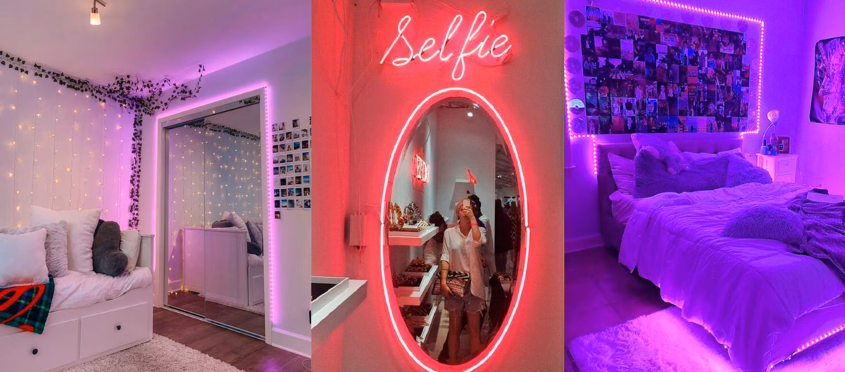 Iluminação Dramática com Neon - ideia