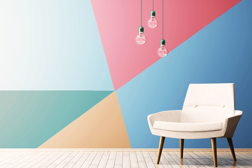 Pintura Ombré: Um Degradê de Cores Vibrantes - detalhe