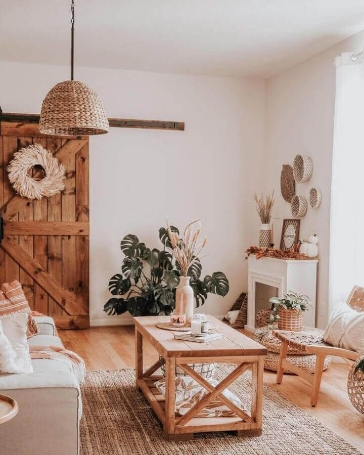 20 ideias de Decoração de Sala Rústica ...