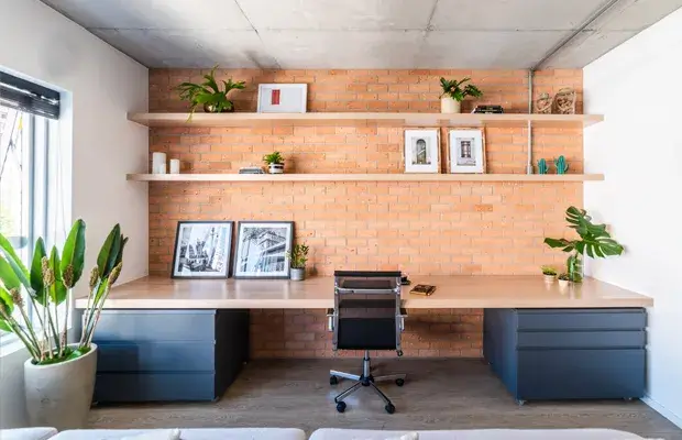Home Office Minimalista: 'Clean' e Super Funcional - detalhe