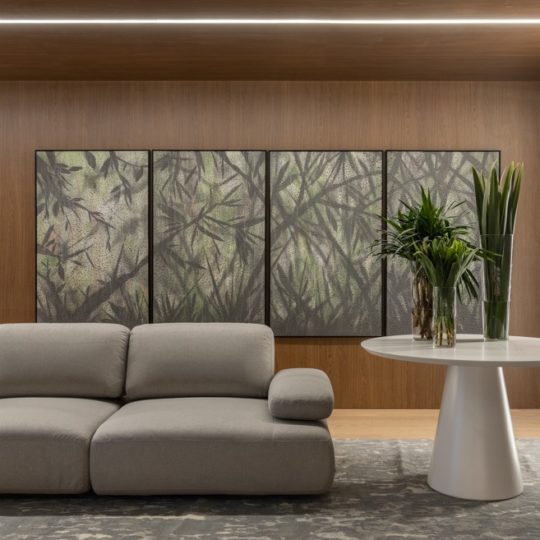 Minimalismo Aconchegante: Decoração com Texturas Naturais e Toques de Cor - detalhe