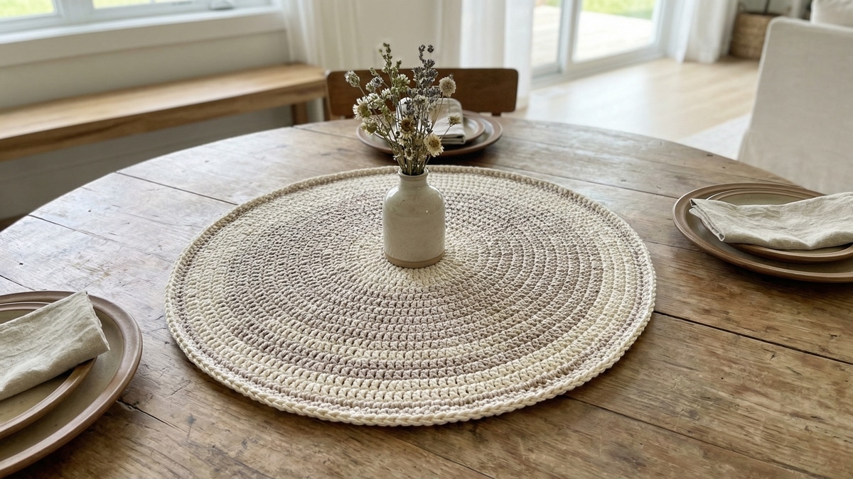 Rústico Aconchegante: Detalhes em Crochê e Tricô - detalhe