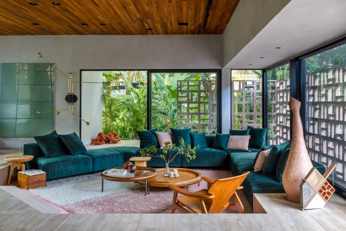 Sofá verde: 10 salas incríveis com a ...