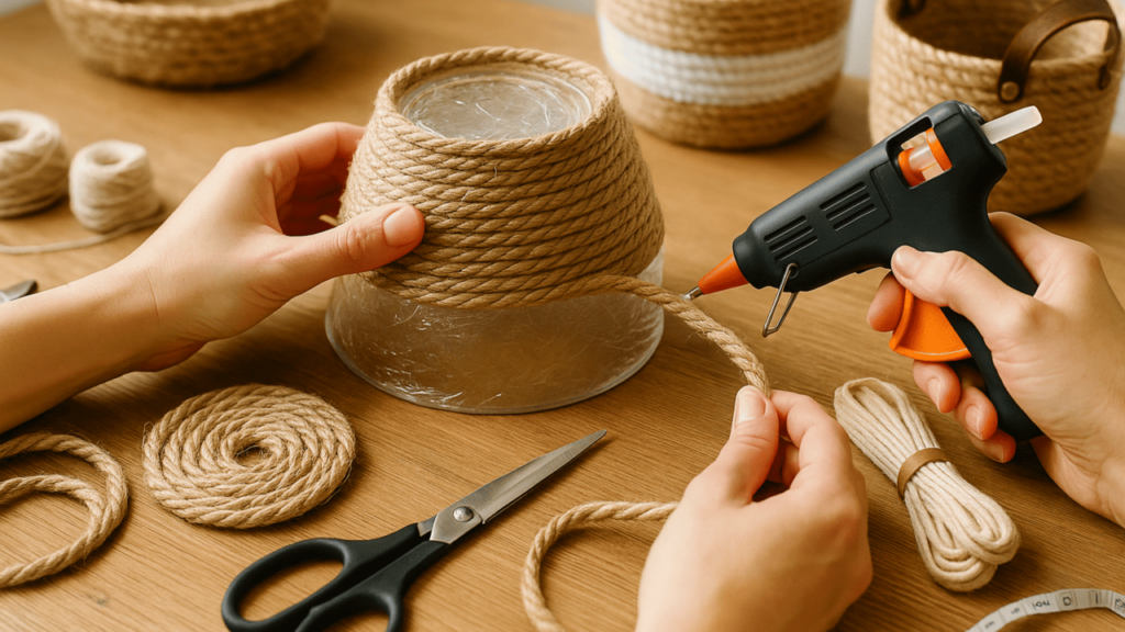 Com Barbante: Crie Objetos Decorativos Únicos e Sustentáveis - ideia