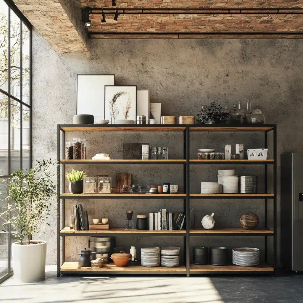 Prateleira de Cobre: Toque Industrial Sofisticado - detalhe