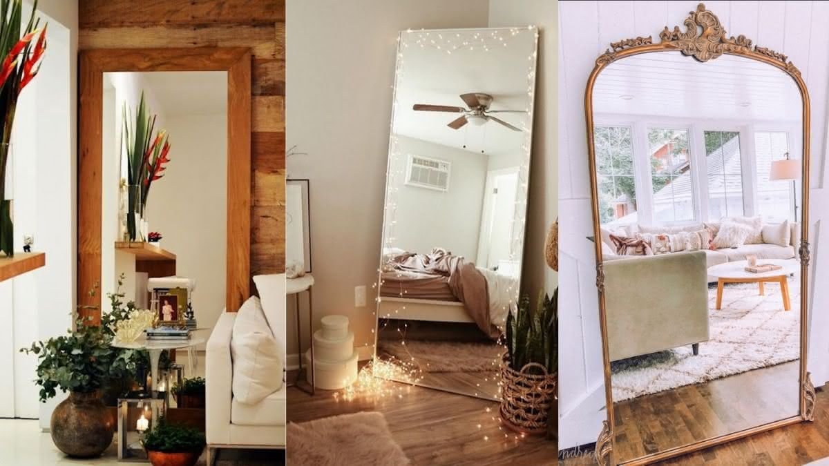 Maxi Espelho de Chão: A Elegância Despojada que Você Merece - ideia