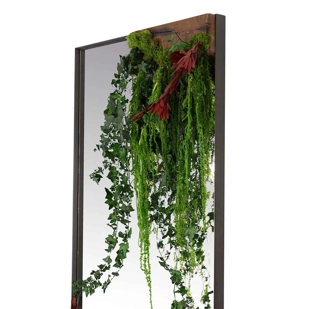 Espelho com Plantas Pendentes: Natureza Refrescante Dentro de Casa - inspiração