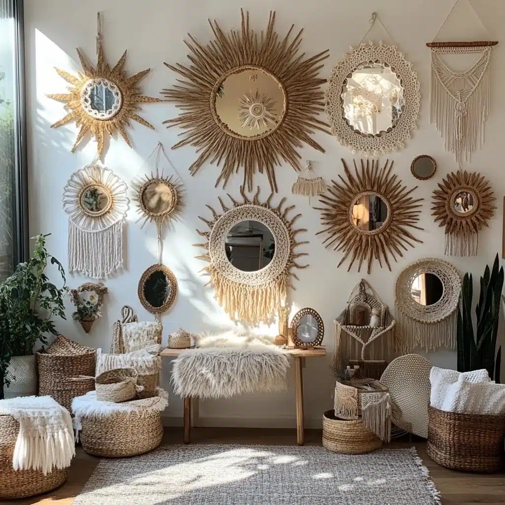 Espelho Sol: Radiante e Cheio de Energia - detalhe