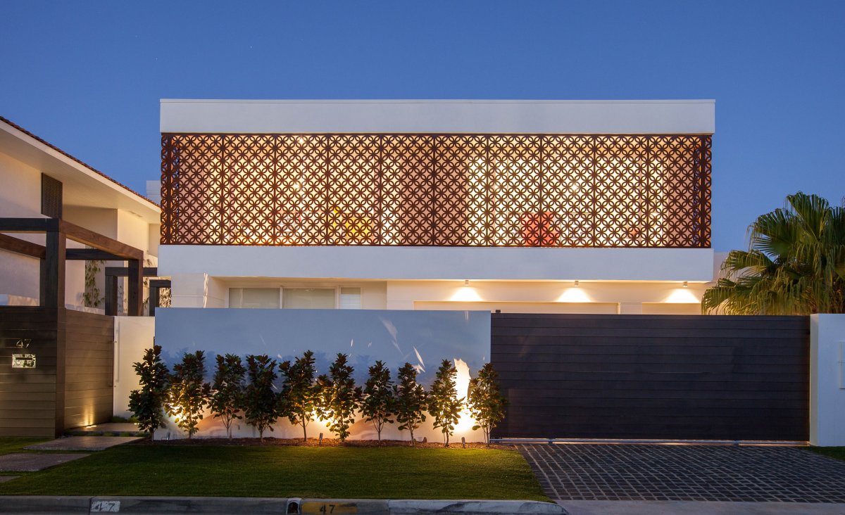 Fachada Minimalista com Cobogós - ideia