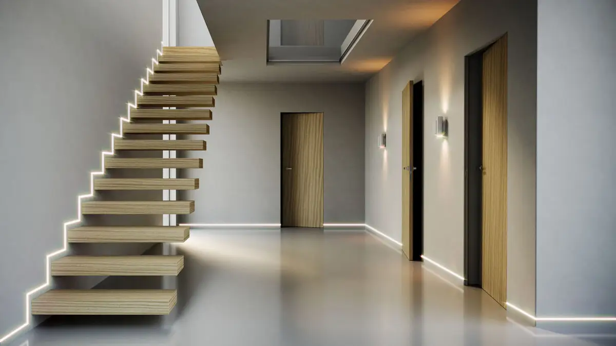 Rodapé Iluminado: Surpreenda nos Detalhes - ideia