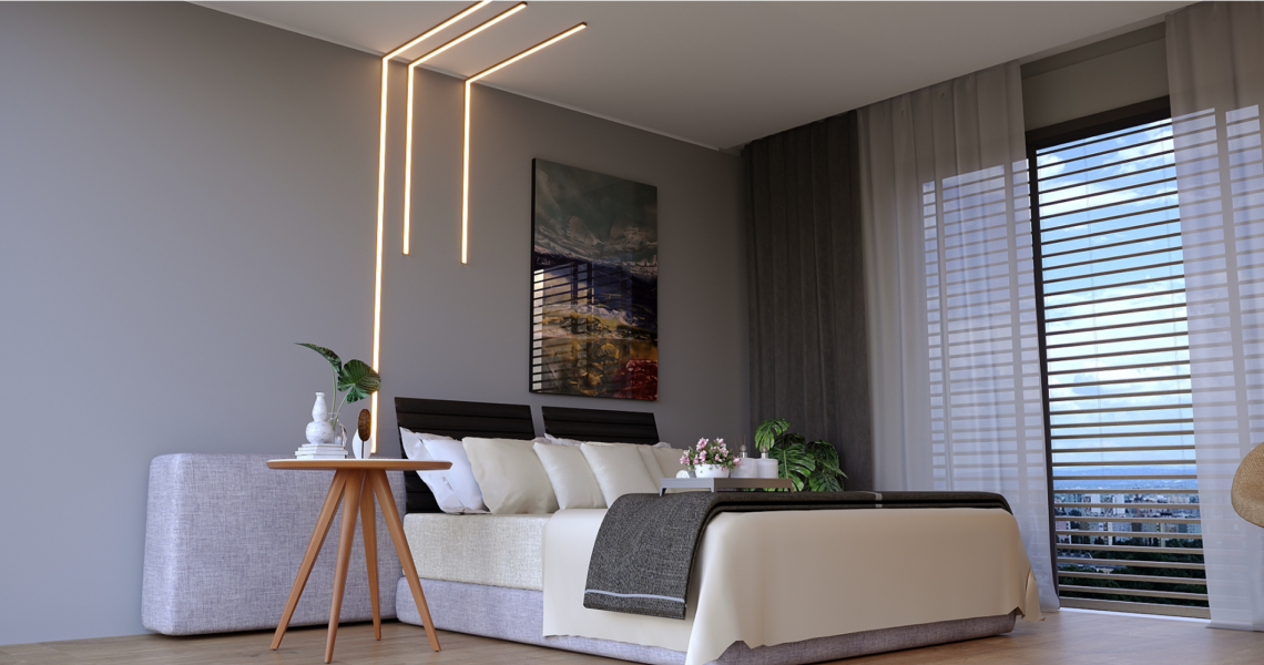 Minimalismo Sofisticado com Perfis de LED Embutidos - inspiração