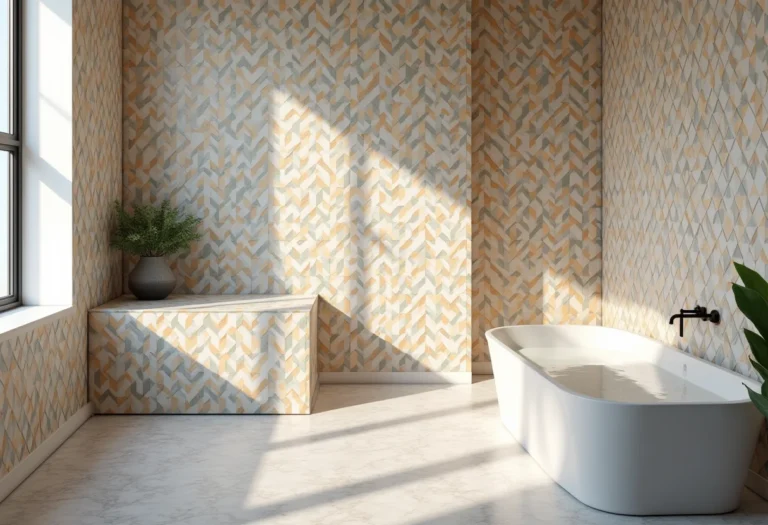 Com Detalhes em Pastilha: Impermeabilização Camuflada na Decoração - ideia