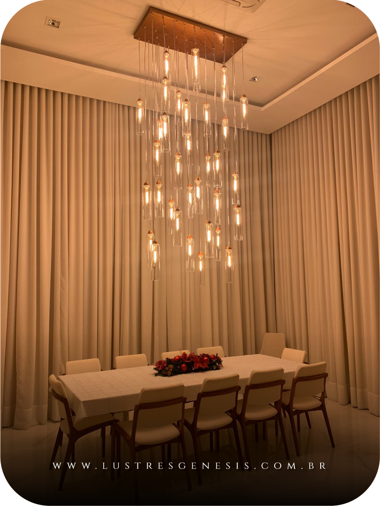 Lustres com Detalhes em Madeira para um Toque Natural - ideia