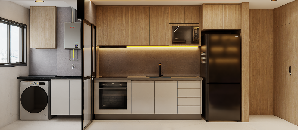 Cozinha Planejada Pequena, mas Poderosa: Otimizando Cada Centímetro! - inspiração