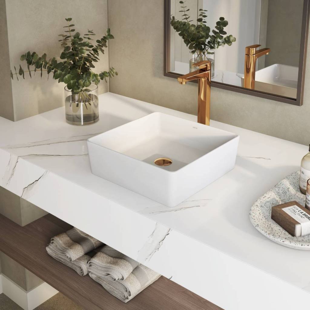 Com Torneiras Altas e Design Minimalista - ideia