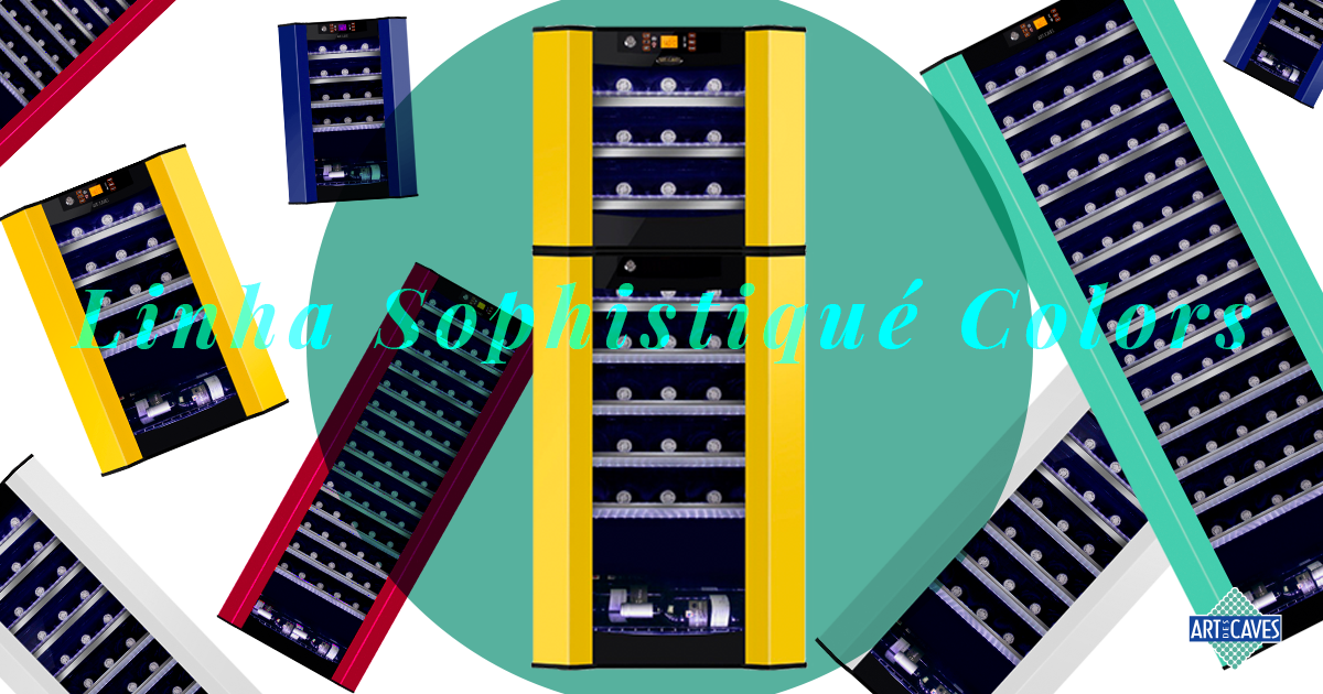 Adega Colorida: Toque vibrante e personalizado - detalhe