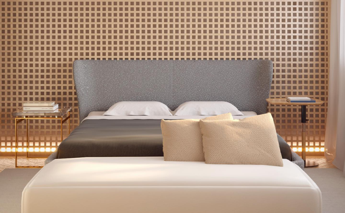 Muxarabi em Acrílico Colorido: Modernidade Vibrante - detalhe