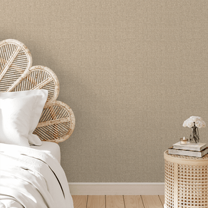 Papel de Parede com Textura de Linho para um Toque Aconchegante - ideia